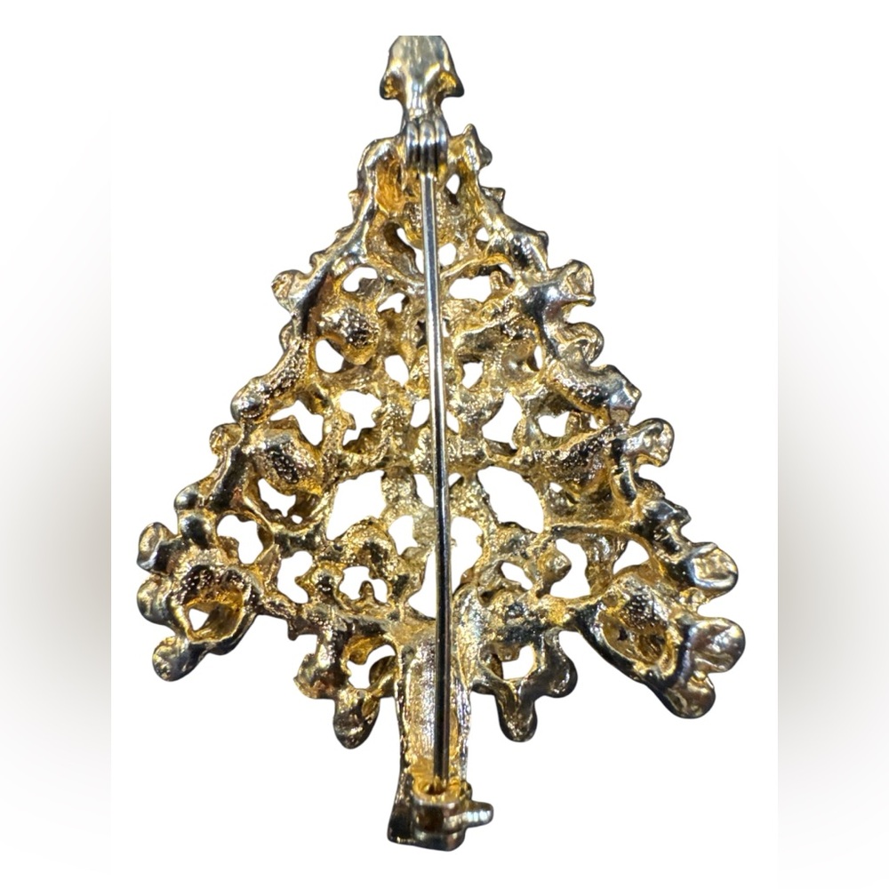 Christmas Tree Brooch - Picture 2 of 5